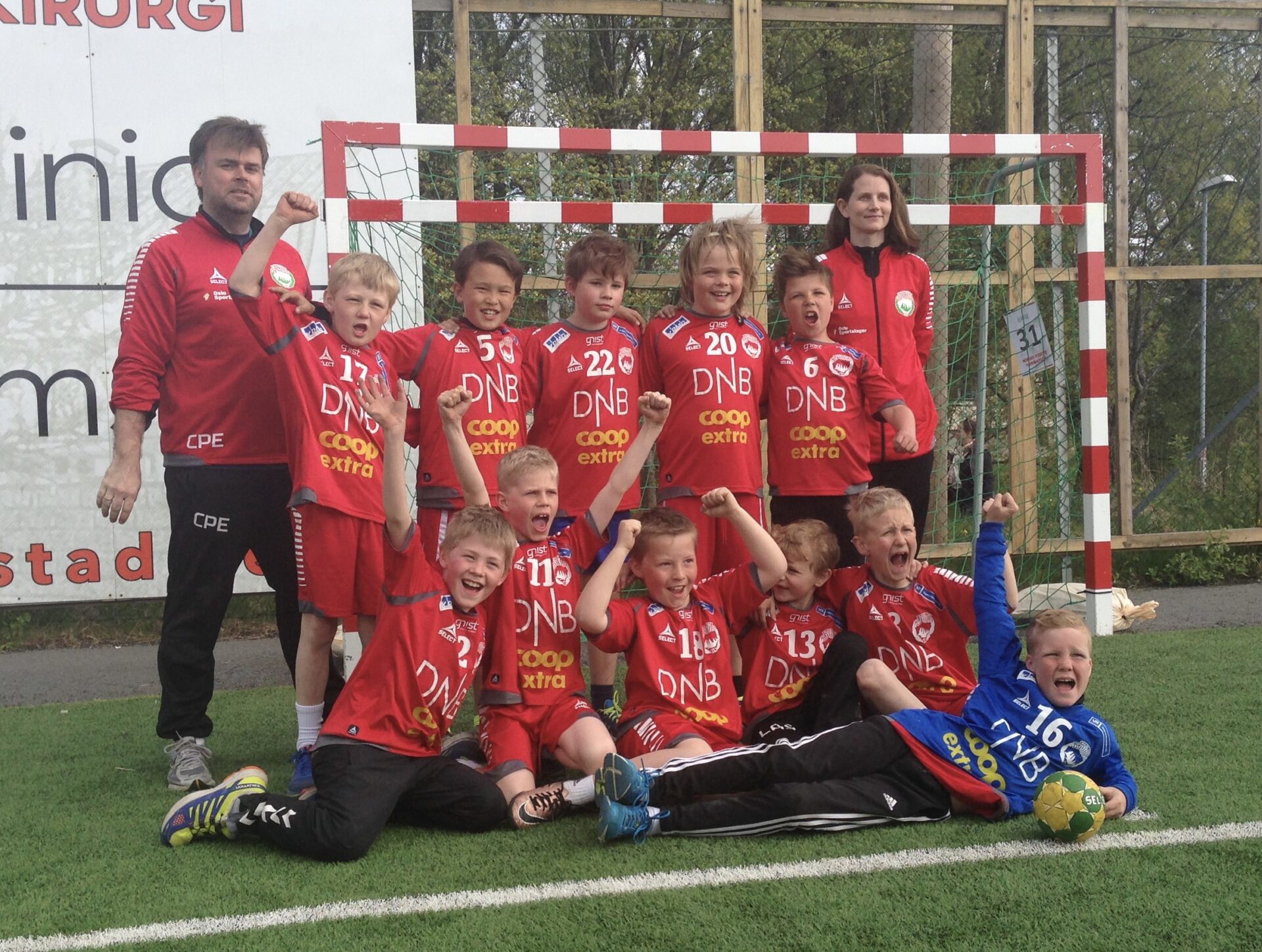 Lagbilde under Fredrikstad cup mai 2016. Foto: Monica Yvonne Heier Einerkjær.